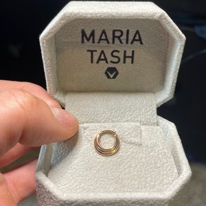 Hiranya Hoop Earring 6.5 mm 16 gauge 14 karat rose gold